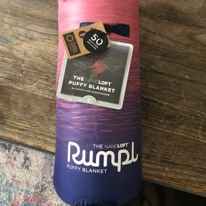 Rumpl Nanoloft Puffy Blanket-Ripple Fade NWT